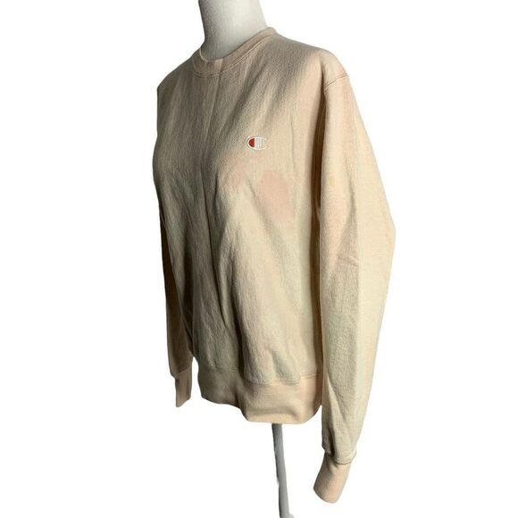 Vintage Champion Reverse Weave Sweatshirt S Pink Crewneck Fleece Pullover - Picture 8 of 10